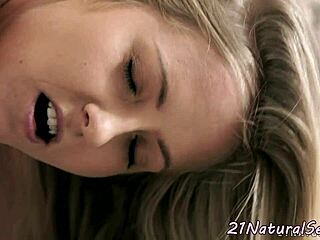 Masturbating Euro Babe Fingers Her Pussy