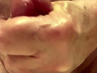65-Year-Old Mature Amateur Jerking Off in Slow Motion Close-Up Cumshot