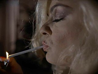 Jasmine Rouge, a beautiful blonde, admits she's a pee and dick addict in this pissing movie.