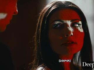 Adria Rae opens up for deepthroat and assfucking threesome