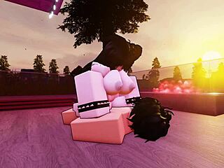 Little Slut Begs for Hard Action on Roblox
