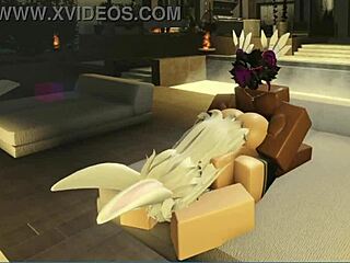 Giving Snowbunny Girlfriend Big Black Cock for Rough Riding!