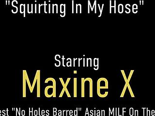 maxine x spends free time with dildo