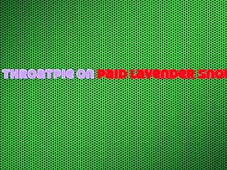 His huge cock face-fucks me deepthroat. I suck and tongue it, getting covered in sticky cum on my goth face.