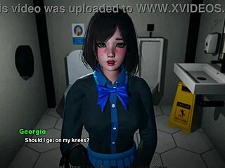 O fut pe fata excitată în baie pentru spermă 😍