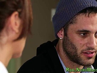 Asian Cougar Masseuse Performs Titty Fuck In Nuru Massage Session