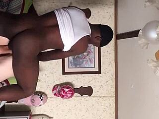 old granny craves young black teen's big cock