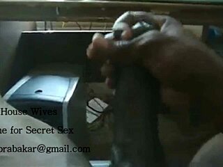 Tamil wife gets a big cock pounding her hard with cum!