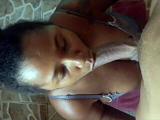 Aunt Catches Me Masturbating And Pushes Cock Down Her Throat