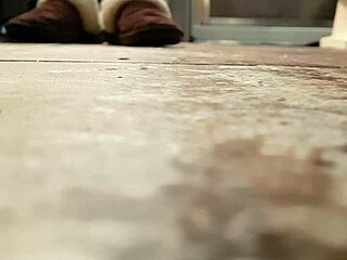 Wife caught masturbating pussy in shower, reaching orgasm