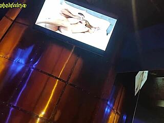 Watching TikToks with My Best Friend Turns into Unexpected Chubby Interracial Blowjob and Tits Action.