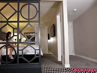 Classy Babe Doggy Styled After Toying Pussy