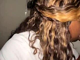 Ebony Bbw Gives Blowjob To Strangers At Glory Hole