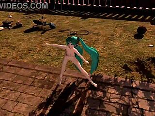 Hatsune Miku nude mod in full display