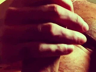 warming up my big cock solo