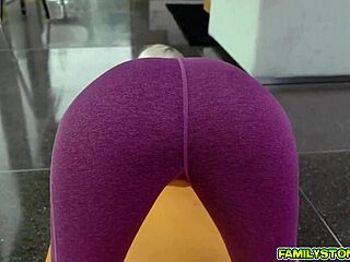 Babe's Gym Outfit Ripped for Pussy Fuck