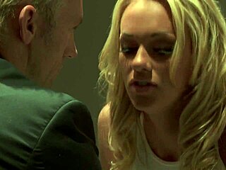 Paige Ashley Feels Cum Sprayed on Her Shaved Pussy in Stockings