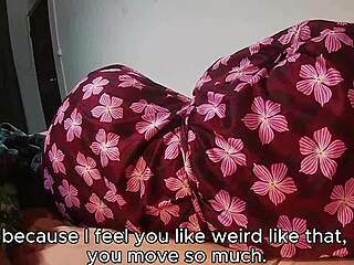 Step mom Leyne Rodriguez casually shares bed with step son during his wet blowjob and doggystyle roleplay. Her husband works late.