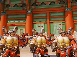 does the midget really occupy the tall french lady's ass?