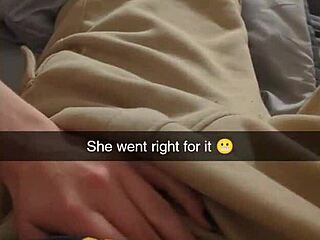Cheating college girlfriend gets fucked on Snapchat to pay debt