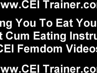 Blast a Huge Load and Gulp It Down for CEI