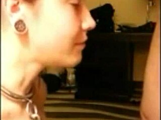 My submissive girlfriend gets dominated with deep throating