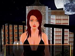 Redhead riding wild in cowgirl game?