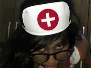 Latina nurse in hospital setting