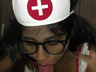 Latina nurse in hospital setting