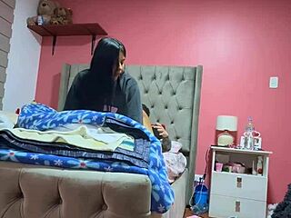 Intense Latina Teen Cowgirl Riding After Parents Leave