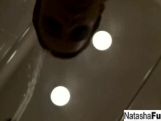 Natasha Nice Shoots Fun Black Light Video