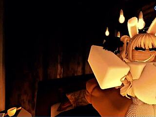 watch candy getting fucked in her bunny cosplay outfit. she moans loudly during the hardcore action