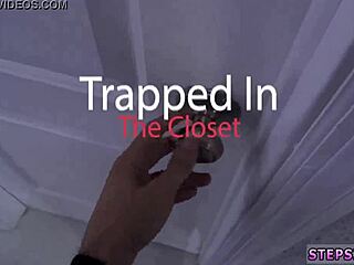 The blonde with big blue eyes experiences her first time as the suspended step sister