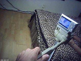 Behind the scenes glasses cam footage! First timer brunette meets maxxx loadz for sexy sex fucking session.