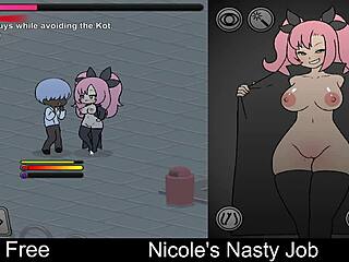 I love nicole's nasty erotic interactive game job