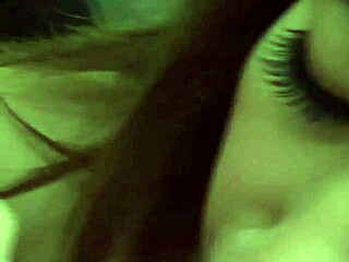 pretty asian shemale gets rough anal at home