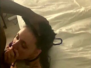 hot goth latina kitty in knee socks gets pounded and sucks for her master in dorm room