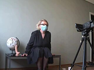 How do I record my videos of mature teacher in anal-vaginal penetration during anatomy lesson?