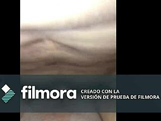 making cream pie and fucking my little slut with her period 2