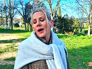 Victoria Cougar Teases with Big Breasts in Lingerie Fantasies