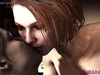 Jill and claire explore lesbian love with licking!