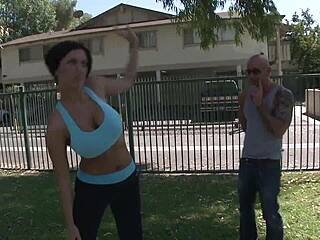 Big Tits Yoga Girl Licked and Fucked Doggystyle by Stranger