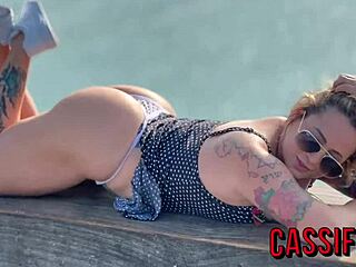 big black dick fucks my ass and pussy in the back seat on the beach drive - full on cassiflix