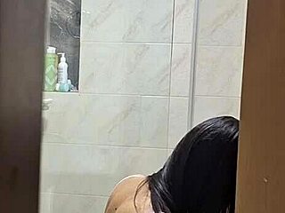 I secretly record my hot roommate in the bathroom