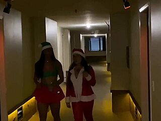 Wild Christmas with My Friend and a Hung Stud