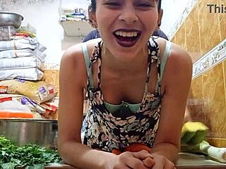 i blow peruvian ass and pussy with monster cock then cum wet in hardcore