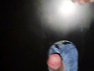 Oh wow, my husband filmed me flashing and sucking many cocks in the glory hole!