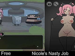 I love nicole's nasty erotic interactive game job
