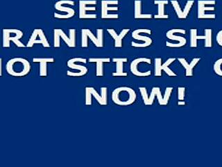 shemale’s hot cumshot on webcam blew my mind