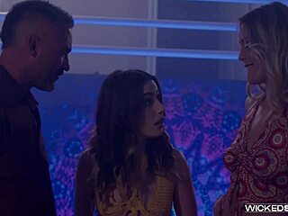 sunny, chanel, camryn, and savvy in a blonde teen fucking scene